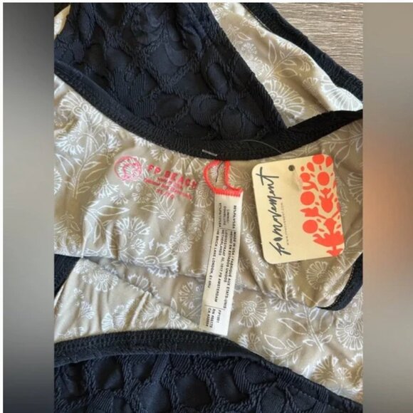 Free People Free-est NWOT black one piece swim suit size XL - Picture 9 of 13